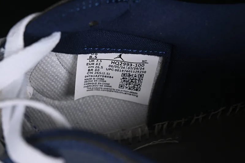 All categories Air Jordan Jordan series basketball shoes Air Jordan 1 Low Air Jordan 1 Low OG "Howard University" AJ1 Joe 1 Howard University low-top cultural and casual sneakers HQ2993-100